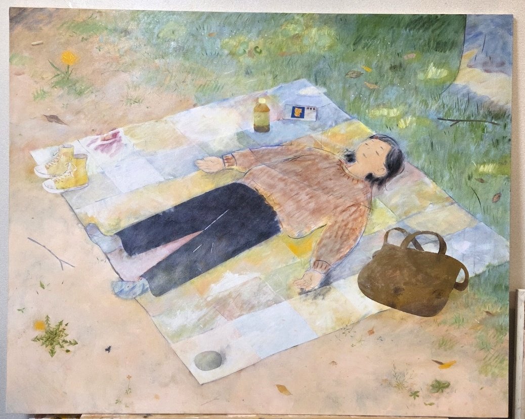 shinzokeigo's tweet photo. 最近油絵も描いています。仕事終わりに1～2時間色を塗って癒されています。
いつか数が増えたら展示したいなぁと思っています！ https://t.co/Rs53VPjQh1