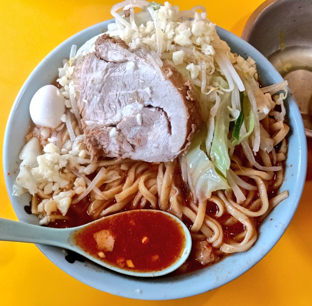 BBBeer___BBBeer's tweet photo. ラーメン二郎 八王子野猿街道店2
小1,100 豚1YsN
辛い奴100 2K
きまたま(ハニーマスタード 150
キクラゲバター(バn 200

夢をありがとう⚽️🇯🇵💙
掛け合う言葉の素晴らしさにも感動！
サッカー少年達が育ちW杯で優勝出来る日を楽しみにしています🏆️
熱々甘旨辛細多量麺🤤💛パワーチャージ💪
NEXT限定❤️‍🔥 https://t.co/Rm8rJep75t