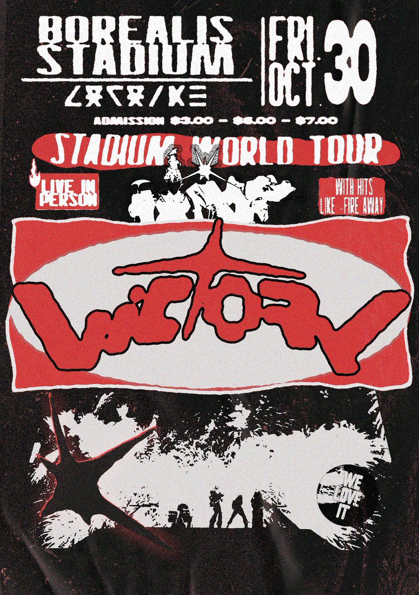 arcrine's tweet photo. VICTORY WORLD TOUR!!!
MEET 𝚃̶𝙷̶𝙴̶ ̶𝙱̶𝙰̶𝙽̶𝙳̶
(fan poster :3)

@madeon https://t.co/U7PHtMMAvP