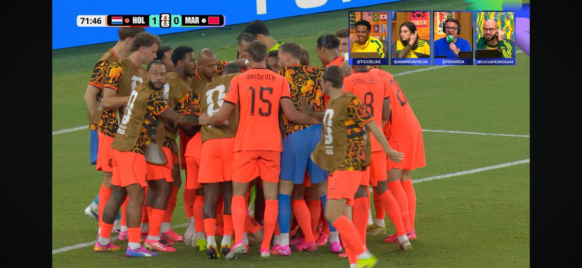 deborahmatt's tweet photo. #copa2026 gol da Holanda! https://t.co/b5LPtuzH9K