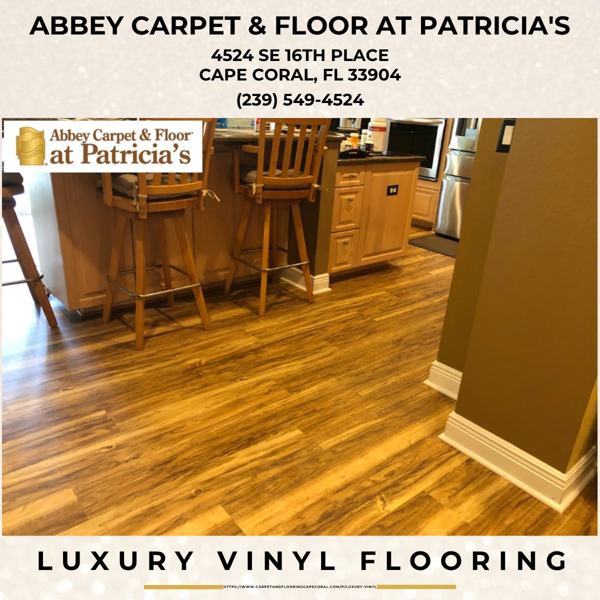 carpet_at's tweet photo. Luxury Vinyl Flooring in Cape Coral - Abbey Carpet &amp; Floor at Patricia's

https://t.co/KnXB8njfeK

Abbey Carpet &amp; Floor at Patricia's
4524 SE 16th Place
Cape Coral, FL 33904
(239) 549-4524

https://t.co/hpoJOjopTw

#LuxuryVinylFlooring #LuxuryVinylFlooringCapeCoralFL https://t.co/ZjwcDJpBzN