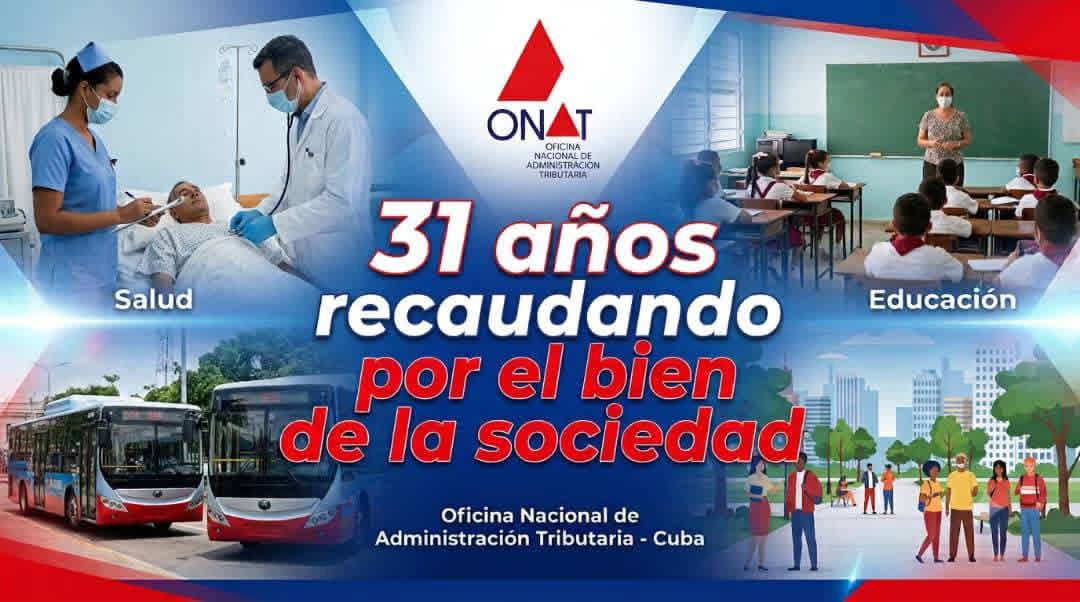 MayraArevich's tweet photo. ¡Muchas felicidades desde @MINCOMCuba al colectivo de la @OnatdeCuba  en su Aniversario 31! Entidad destacada en la #TransformaciónDigital en el país, ejemplo de rigor, innovación y compromiso por la eficiencia en la gestión pública.
#ConectadosALoNuestro 🇨🇺 https://t.co/uPRztcE4gu