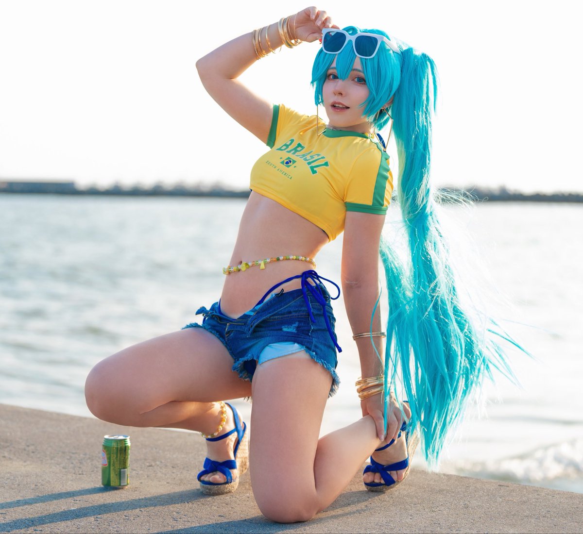 SayaScarlet01's tweet photo. Brazil Miku🇧🇷 https://t.co/1j8OiqVGBy