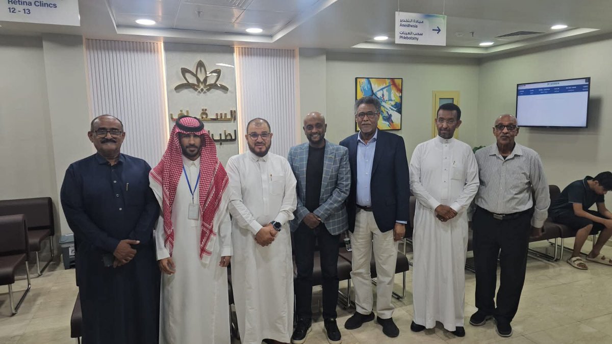 tesfanews's tweet photo. SAUDI ARABIA — 🇸🇦 🤝 🇪🇷  Under the supervision of the Consul General of the State of #Eritrea in Jeddah, Mr. Abdulrahman Osman, the Eritrean Community in Jeddah and its surrounding areas has signed a medical cooperation agreement with Al Saqqaf Eye Center to provide specialized eye care services to all Eritrean citizens. 

The services will be offered through an approved referral system and under the facilities and terms agreed upon in the contract signed by both parties.

Representing the Eritrean community at the signing ceremony was Mr. Abdulqader Malik, Chairman of the Community. 

Representing Al Saqqaf Eye Center were Mr. Abdul Salam Bakharees, Operations Manager, and Mr. Sharif Mashali, Director of Relations and Partnerships. 

Also in attendance was Mr. Ahmed Jaafar, Head of Public Affairs for Eritreans in Saudi Arabia.

The agreement will come into effect on July 1, 2026.

(Source: Eritrean Community in Jeddah)