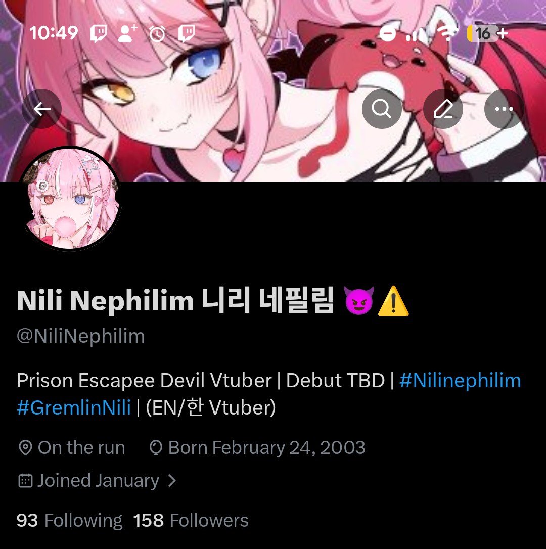 Nili Nephilim 니리 네필림 😈⚠️ tweet media