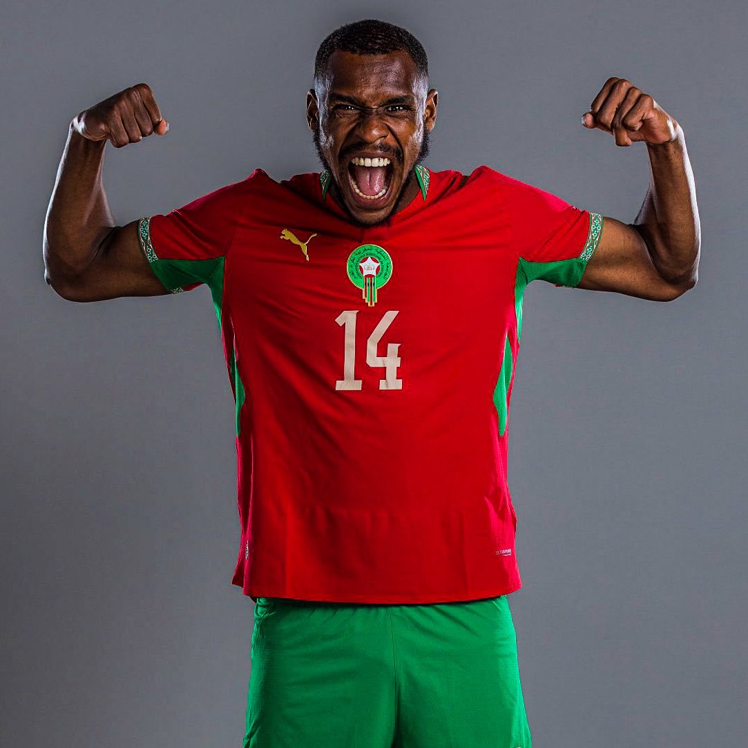 eurofootcom's tweet photo. 🚨🇲🇦 𝐎𝐅𝐅𝐈𝐂𝐈𝐀𝐋 | ISSA DIOP (29) HAS SCORED HIS FIRST EVER INTERNATIONAL GOAL FOR MOROCCO! ✅ 

And it comes in a World Cup knockout match against Netherlands. Incredible. ✨ 

Diop previously played for France at youth level, but decided to switch to Morocco in 2026! 🤩🔄 https://t.co/UNarrcX3TZ
