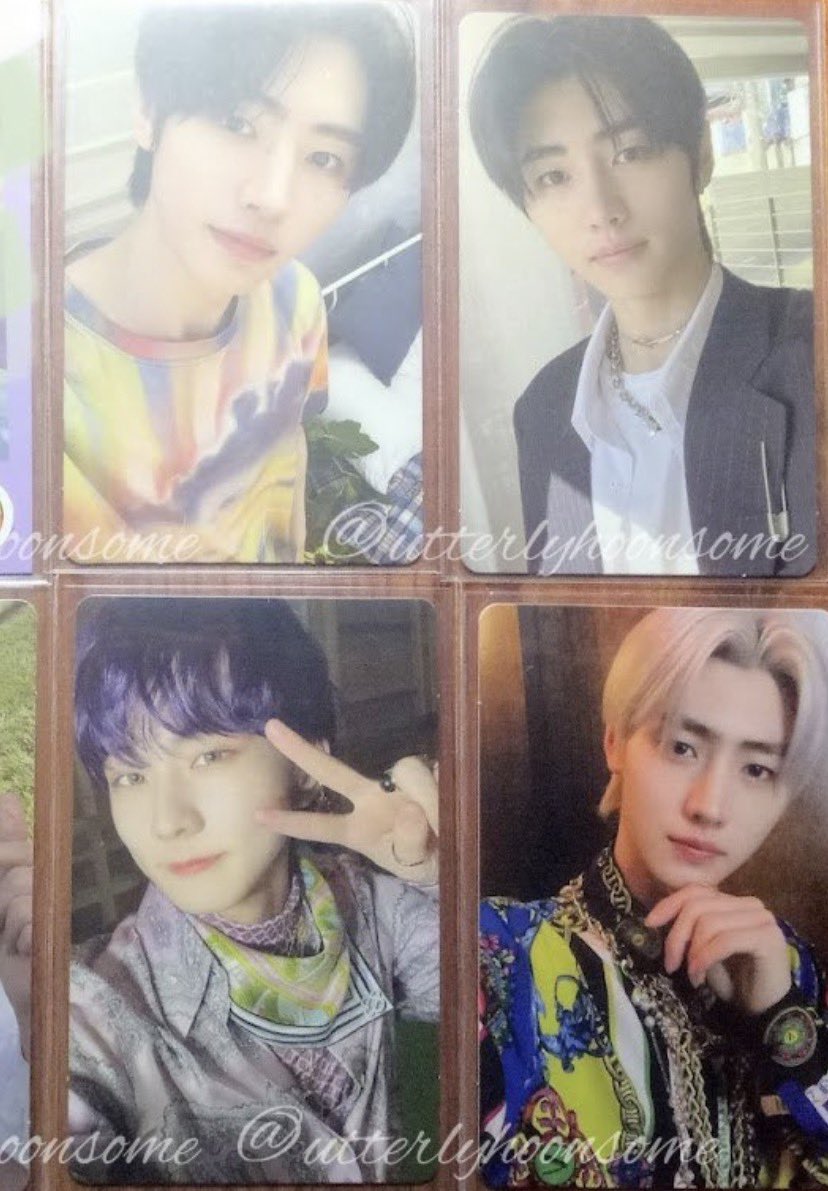 utterlyhoonsome's tweet photo. Wts lfb 
Enhypen photocards https://t.co/8VIshFwA6h