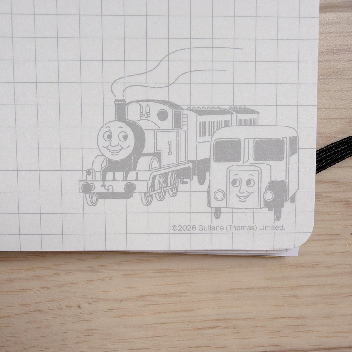 きかんしゃトーマス 新商品のノートをご紹介🚂 方眼は綺麗な文字が書き