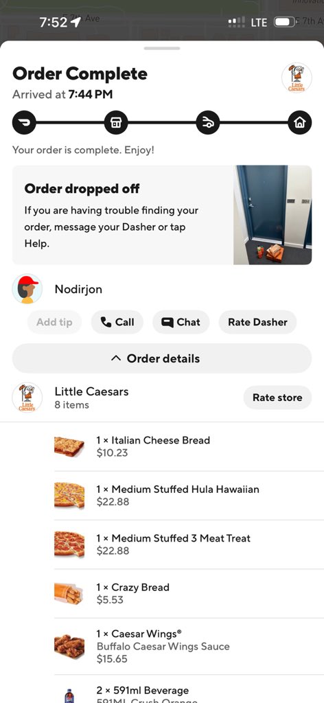 StellarC0rpse's tweet photo. @DoorDash_Help 

Why am I being denied a refund when I didn’t receive the chicken wings for my order?!??? Everything else arrived EXCEPT the wings 😭 the order was over $100 excluding the tip so I’m a bit heated over this! https://t.co/zOtJCV7xV1
