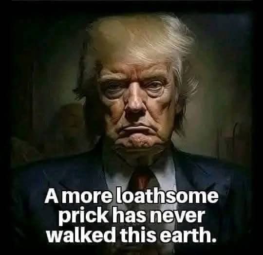 DadManTheBad's tweet photo. @crashr @Kimifinster7 Just being a racist rapist criminal pedo narcissist loser con adulterer. https://t.co/LexZ0dJzMA