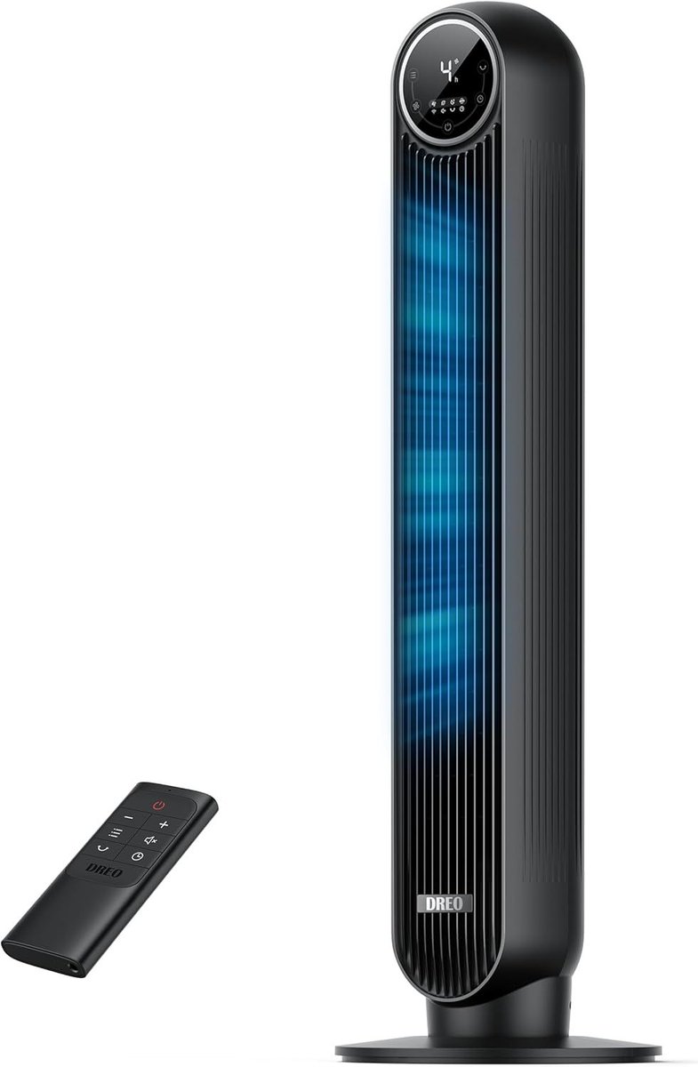 AlerteDeals's tweet photo. Promo Amazon : 
89,99€

Le ventilateur colonne DreO Nomad One allie silence exceptionnel et puissance avec ses 4 modes et 4 vitesses. Doté d'une oscillation à 90° et d'une télécommande, il est idéal pour rafraîchir efficacement votre chambre 🌬️.