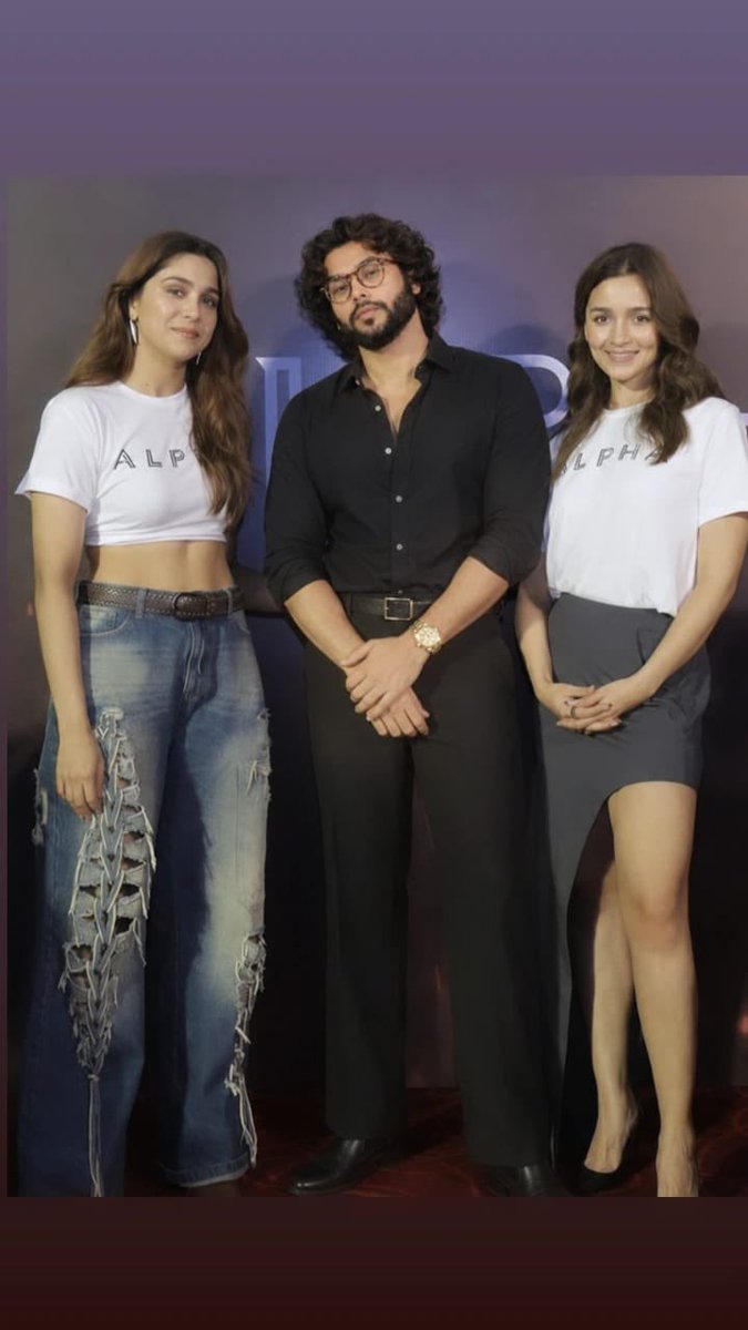 Adi_digambar's tweet photo. What an absolute pleasure it was to je invited to #alpha trailer launch event 
@aliaa08 @SharvariWagh14 @yrf 

#aliabhatt #sharvari https://t.co/mWfRf1lNJI
