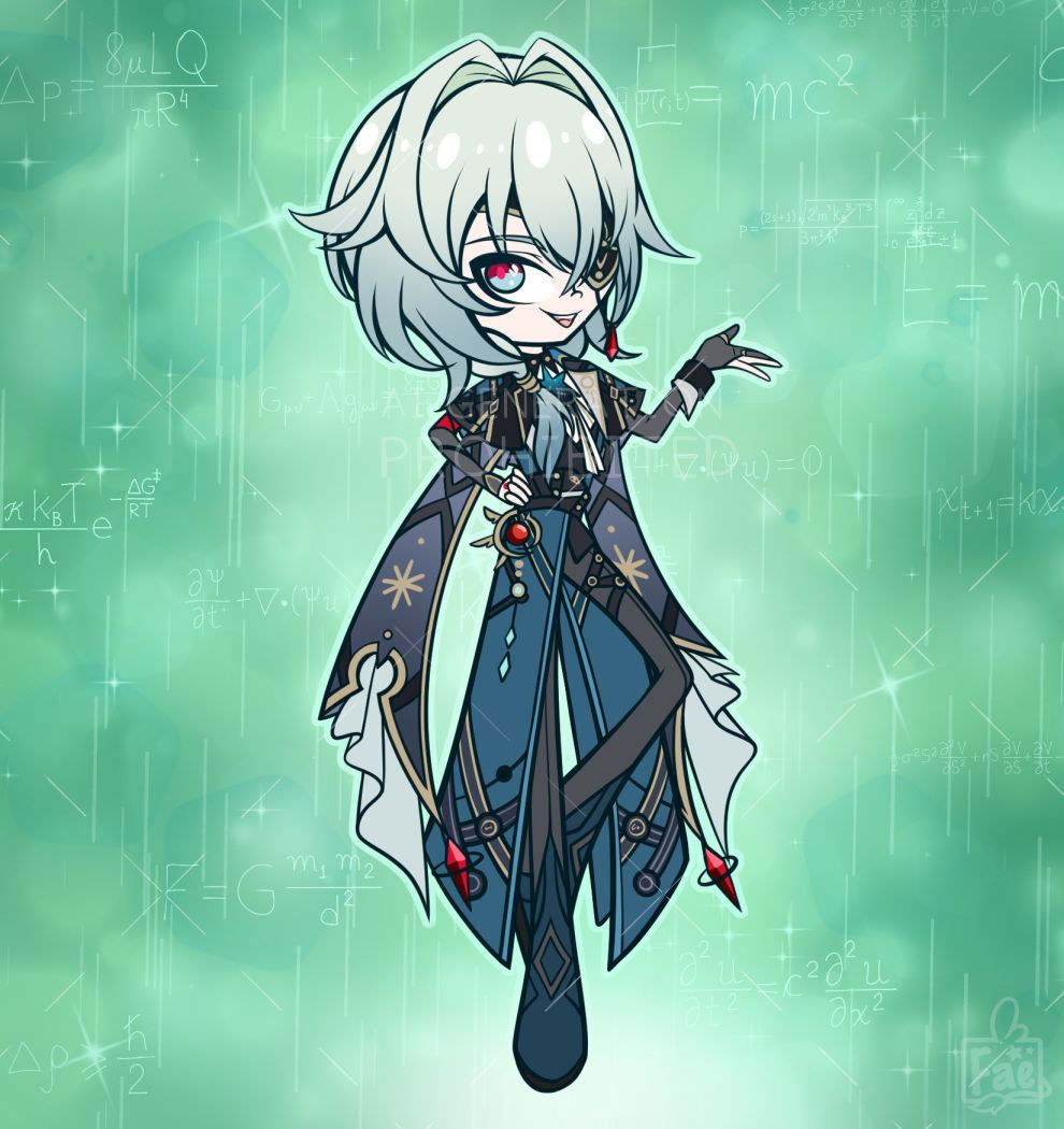 faecakes's tweet photo. Watch This Magic Trick~

#HonkaiStarRail #Anaxa https://t.co/QfAsQflBky