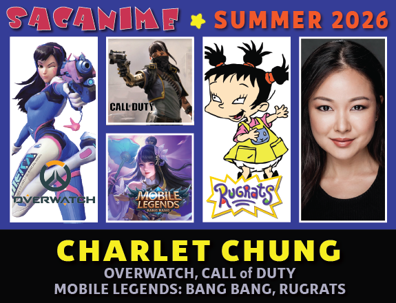 SacAnime's tweet photo. SacAnime is pleased to have Charlet Chung back at SacAnime Summer!⠀

@CharletChung can be heard in Blizzard Entertainment’s #OVERWATCH,  #CallofDuty, #MobileLegends:BangBang, DreamWork’s #FAST&amp;FURIOUS:SPYRACERS, Netflix’s #CARMENSANDIEGO, #Rugrats, #SHAMELESS, and more! https://t.co/96k7r4k4Kc