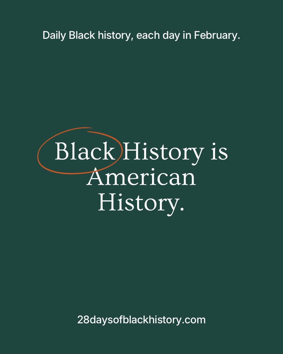 ardtakeaction's tweet photo. Daily Black history, every day in February.

I hope you'll join us.

💌 sign up at link in bio! https://t.co/cMNvshFd3U