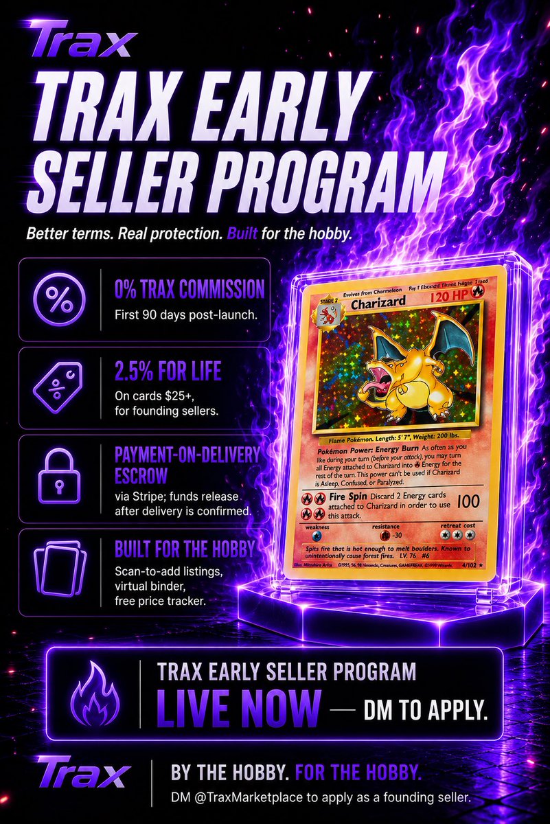 TraxMarketplace's tweet photo. Our early seller program is heating up. 🔥 Don’t miss out on the action. Earn more on Trax! 🚀 DM to apply. https://t.co/DSGLG39DEI