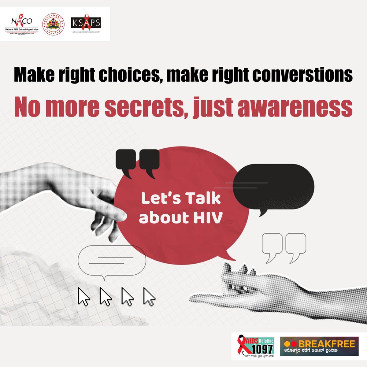 KarSAPS's tweet photo. Right choices and Right conversation about HIV helps you to keep stigma away and encouge for treatment and testing.
#IndiaFightsHIVandSTI #HIVAwareness #HIVPrevention #EndAIDS #EndStigma https://t.co/F8gEMBgMTA