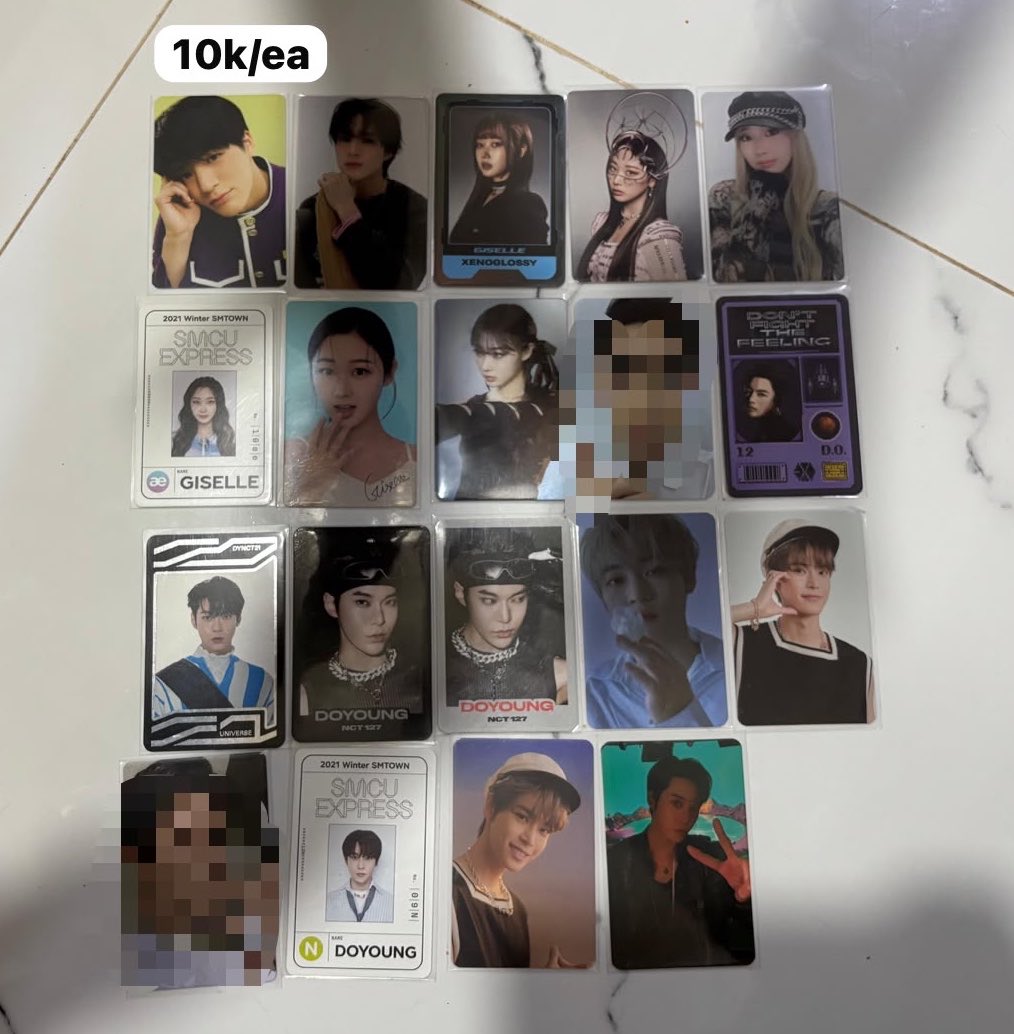 justppw's tweet photo. wts || want to sell 

💵 in pict
prefer take banyak ❗️
exc adm + pack 

t. wts want to sell jeno doyoung chenle jisung giselle yuri snsd nct aespa https://t.co/MiPfNMR71h