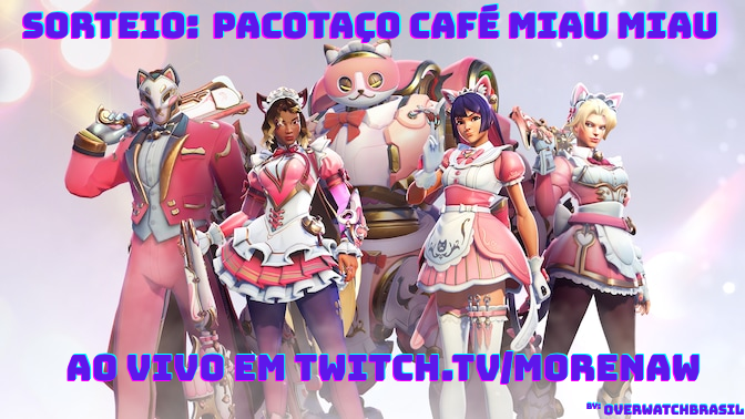 Morenafps's tweet photo. SORTEIO - PACOTAÇO Café Miau Miau 😻

Concedido por @OverwatchBrasil ❤

Requisitos:
Seguir: @Morenafps e https://t.co/e8wcVZCytx
Curtida e RT neste post
Marque seu duo

📆Resultado: Amanhã ao vivo na Roxinha

#OverwatchTemporada3 #OverwatchBR #OWBRTemporada3 #OWCaféMiau https://t.co/N95nfTWiGA
