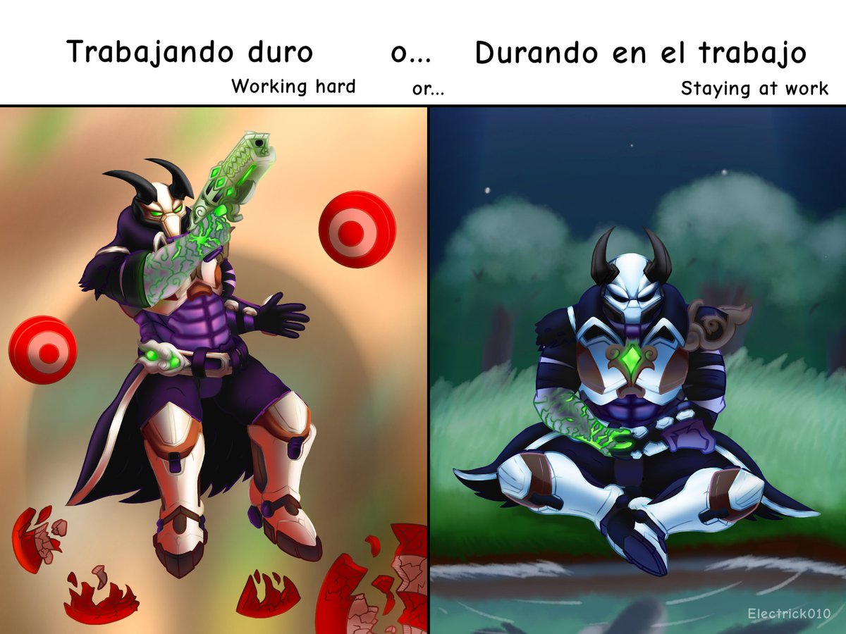 Electrick010's tweet photo. Larga jornada // Long day
#Paladins #Androxus https://t.co/56uMXSktim