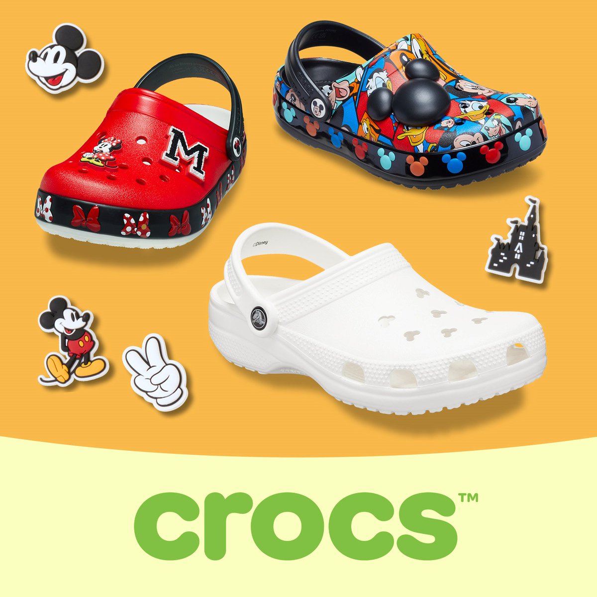 🩴「Crocs(クロックス)」ディズニーデザイン🩴 ⠀ 幅広いシーンで活躍