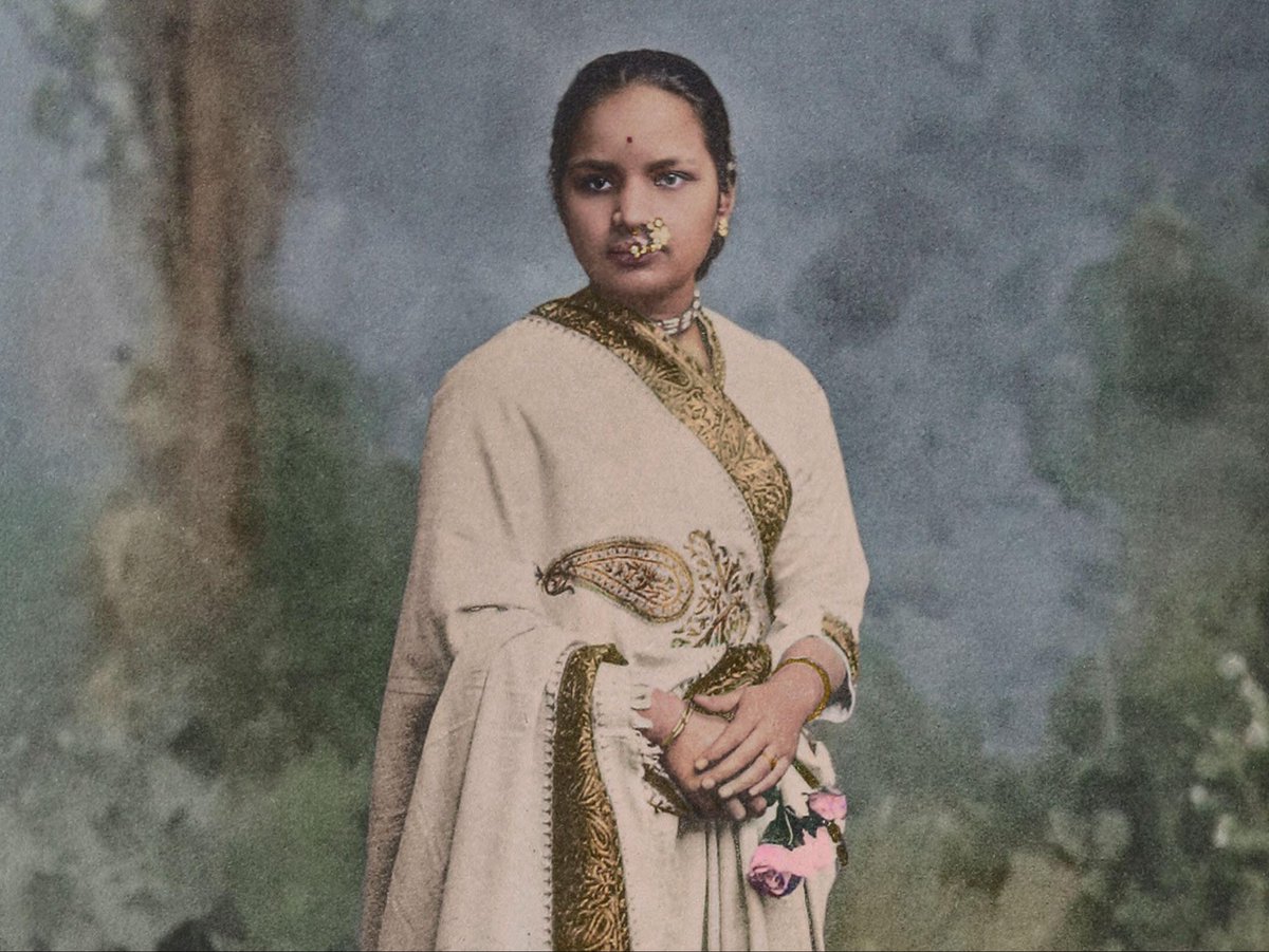 san_x_m's tweet photo. Her name was Anandibai Joshi.

She was born in 1865 near Mumbai and was married at the age of nine to a man much older than her. By the standards of that time, it was considered normal.

At fourteen, she gave birth to a son.

He died just ten days later because there was no doctor and no proper medical care to save him.

That loss changed the course of her life.

She decided she would become the doctor her child never had.

In nineteenth century India, that dream seemed impossible.

Women were not expected to study medicine, and no medical college in India would admit her.

So she did something no Indian woman had done before.

She sailed alone across the world to the Woman’s Medical College of Pennsylvania in the United States.

She was only nineteen.

She refused to give up her saree, her vegetarian diet or her faith, even as the harsh American winter slowly damaged her health.

In 1886, at the age of twenty one, she graduated, becoming the first Indian woman to earn a degree in Western medicine.

Queen Victoria sent her a letter of congratulations.

Back home, she was appointed physician in charge of the women’s ward at the Albert Edward Hospital in Kolhapur.

She had crossed an ocean to return home and care for Indian women.

She never got the chance.

Tuberculosis, which had taken hold during her years abroad, continued to worsen.

In February 1887, just weeks before her twenty second birthday, Anandibai Joshi died.

Her ashes were later taken to the United States by her friend Theodicia Carpenter and buried in Poughkeepsie, New York.

Her name was Anandibai Joshi.

She opened the door for generations of Indian women to become doctors, even though she was given almost no time to walk through it herself.

Follow for stories India deserves to remember.