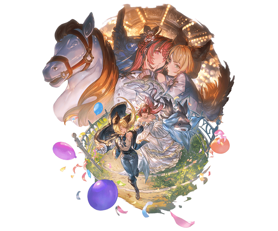 noel_gbf's tweet photo. 「ドレスメグ＆まりっぺ」のイラスト https://t.co/PMmDnoQuCd