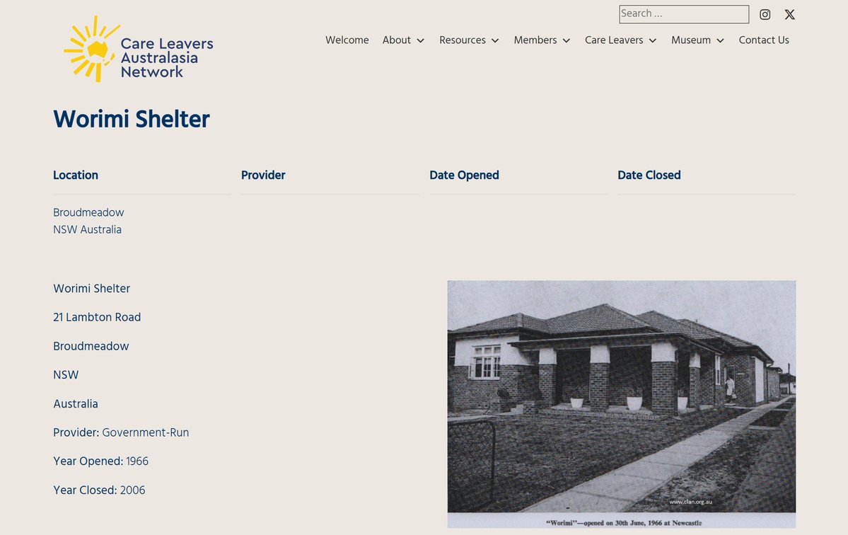 CLAN_AU's tweet photo. Can you help with photos, history of a NSW Government Home called #Worimi Shelter 
21 Lambton Road #Broadmeadow suburb of #Newcastle 
Any personal accounts of 
NSW StateWards 
Please contact us on 1800008774 https://t.co/cVYyqbxCq8