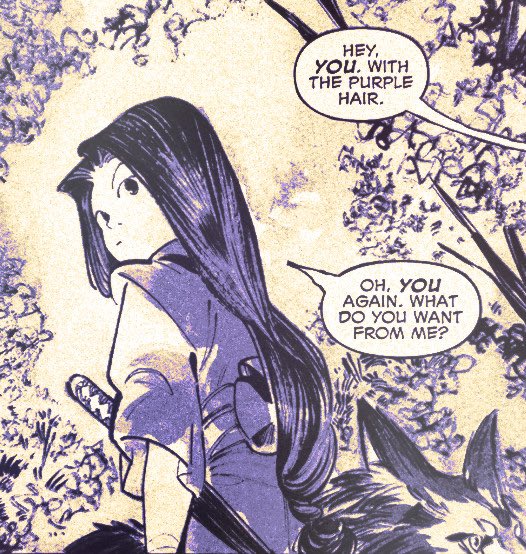 YOKAlHUNTRESS's tweet photo. “ does  the  heist  involve  killing  yokai  ?  i’m  no  thief  ,  remember  ?  “ https://t.co/qQkMm0ULz9