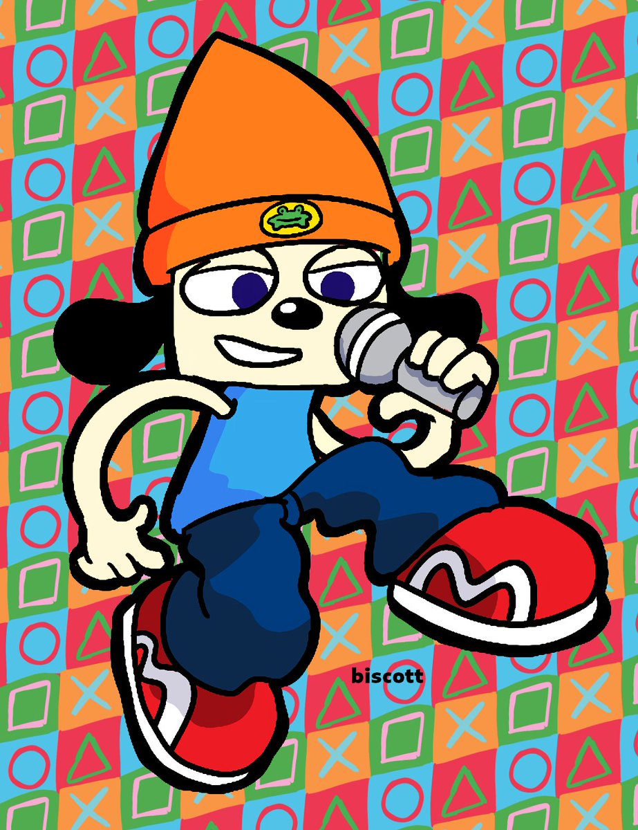 biscottilori's tweet photo. #PaRappaTheRapper https://t.co/a8VI7xCNk7