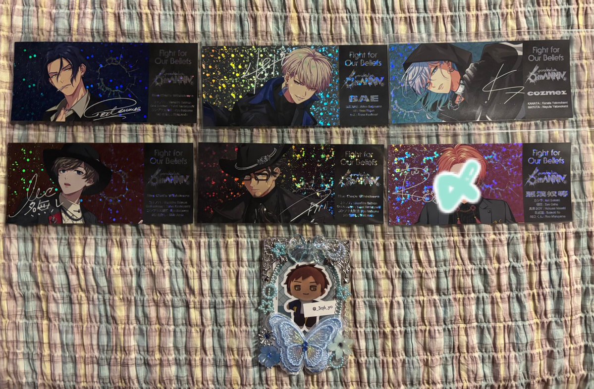 _3q6_yo's tweet photo. 交換　パラライ　プロフィールカード　チケット風ホロカード　Gプリ　トレフォト　6th

 譲
画像　1～7

 求
サインありトレフォト 東夏(6th優先)
サインあり Gプリ 善 (5th>4th優先)
同異種 善、東夏(チケットは6th優先)

サイン⇔サイン
サイン1⇔N2も◎ https://t.co/l3zKg3JE5m