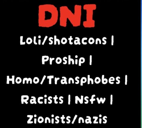 blue_folder0's tweet photo. Antis love to have us in their dni then glaze us like what's the point of the dni https://t.co/x7wNljxhAx