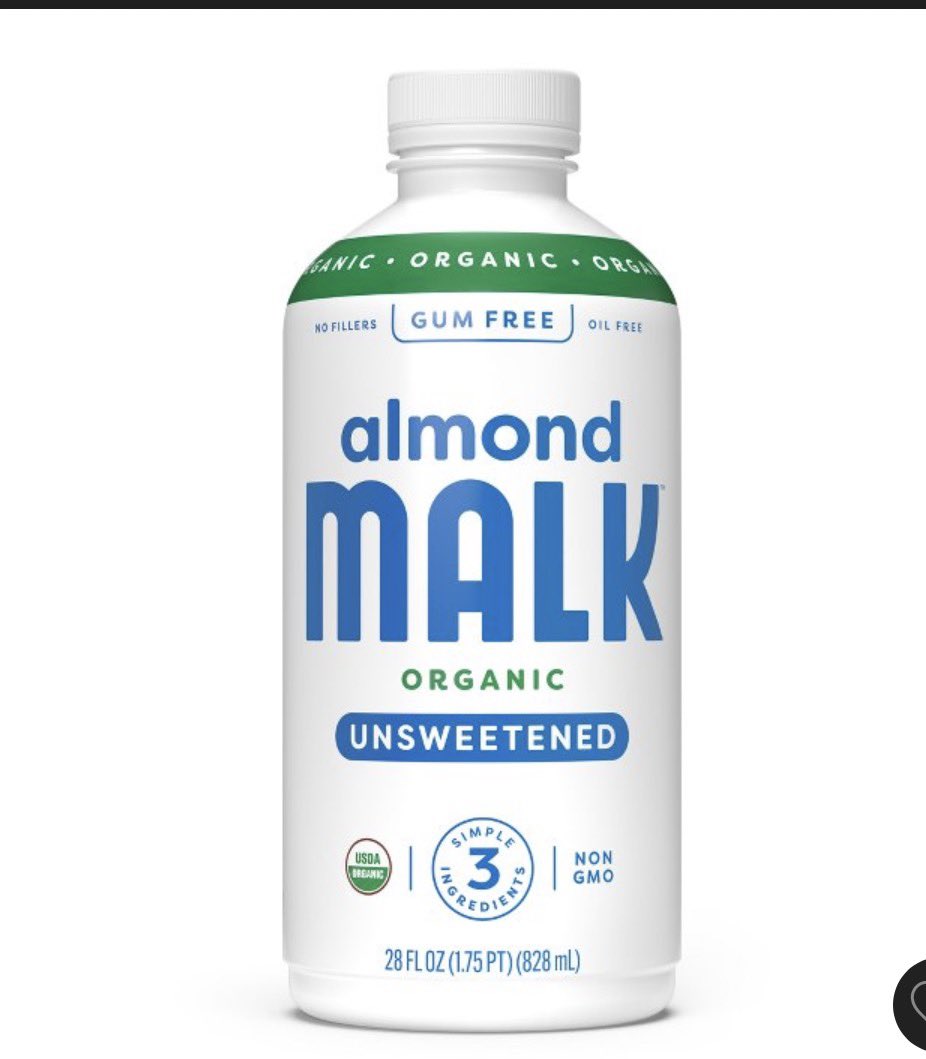 hellokittywrist's tweet photo. @sillverllining Get this brand is sooo good. A little pricier than other almond milks but it tastes amazing. https://t.co/8BqTT9RuIn