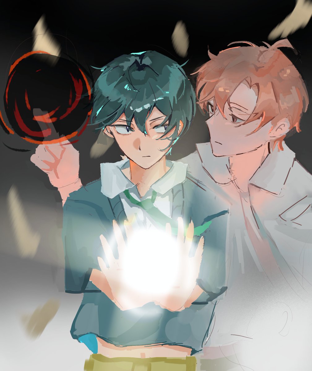 dzlver's tweet photo. 👻
Lol didnt expect Masa in this version will be that hard to draw🫠
#パラ高FA #prko腐向け https://t.co/mhiASjsgwc