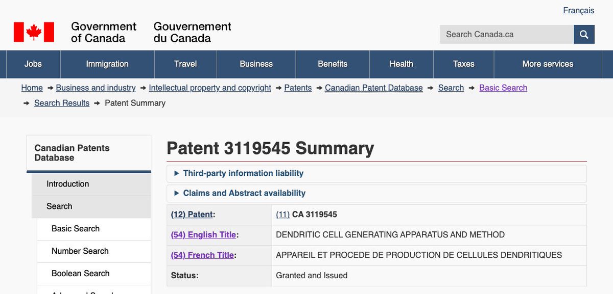 HenryMuney's tweet photo. #Flaskworks patent granted on February 17, 2026: 🇨🇦 CA3119545 - "Dendritic cell generating apparatus and method"
https://t.co/fhvmugVhaB
$NWBO https://t.co/TZoRVtC4US