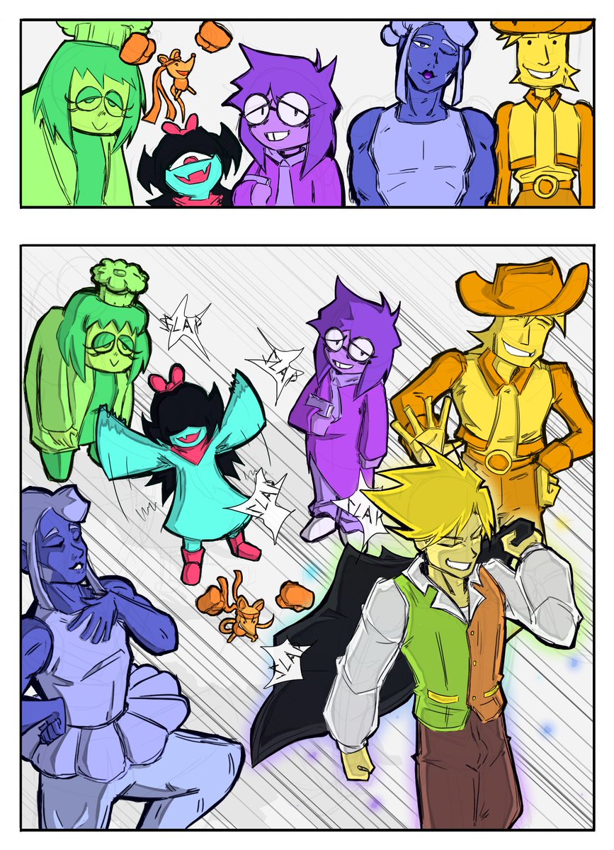 LyreRaven's tweet photo. Give it your best shot!!

#jjk #deltarune https://t.co/NDPqc1xpf8
