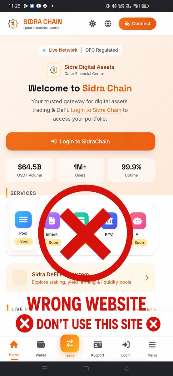 sidrachaain's tweet photo. Always check the website URL carefully.Use only the official Sidra Chain website and avoid entering your account details on unknown or suspicious websites. Verify the domain name before every login to protect your account and personal information.
#SidraChain #SidraBank https://t.co/tlroG1VLxR