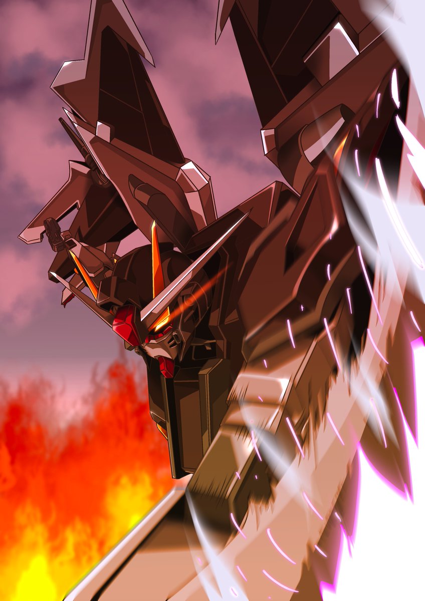 gust_81's tweet photo. ストライクノワール描いてみた
#ガンダム
#g_seed https://t.co/x33Ifg8nJL