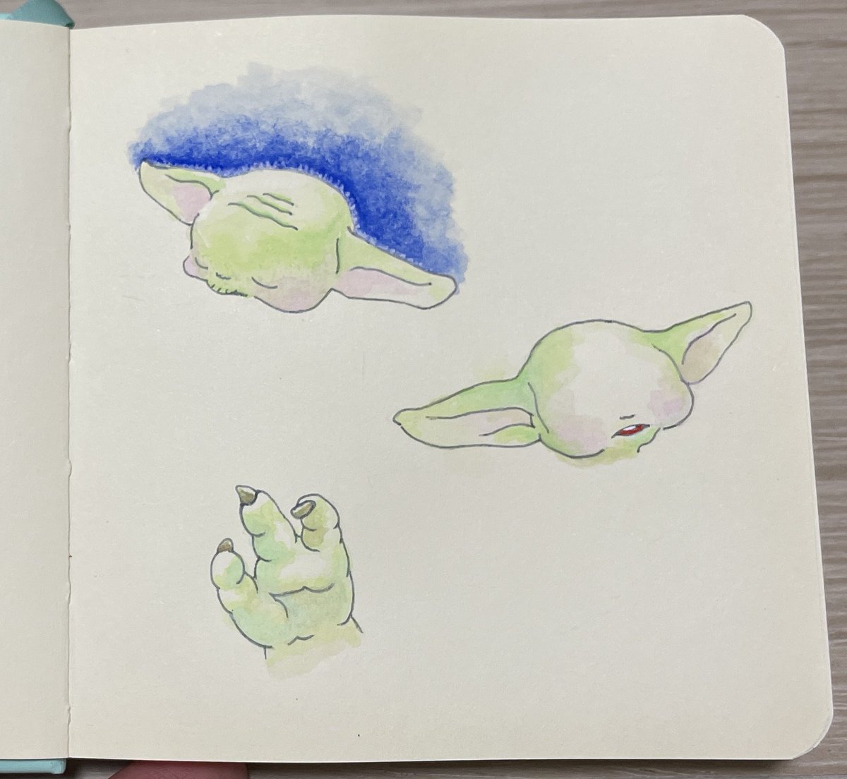 uuni_work55's tweet photo. 「グローグーが愛おしすぎるキャンペーン」

全部可愛いけどその中でも特に好きなのは…👀

◆丸いほっぺとシワシワの頭＆口元とのギャップ
◆頭の白いホワホワの毛
◆ちらっと見える歯
◆ふわもこ手のひら

#グローグーが愛おしすぎるキャンペーン
#grogu https://t.co/TWQTqRXWmM