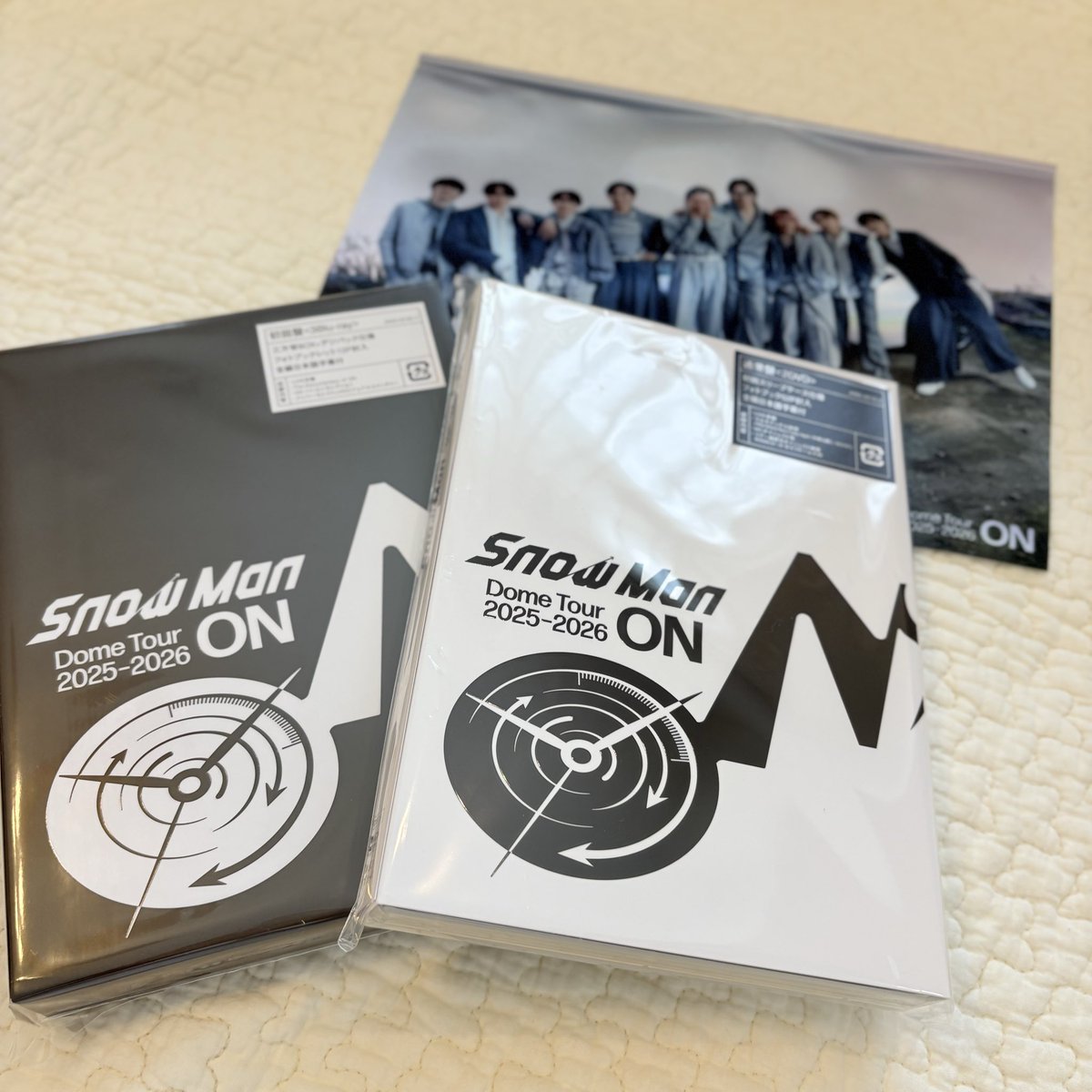 Snow Man Dome Tour 2025-2026 ON』 Blu-ray & DVD? フラゲ完了 