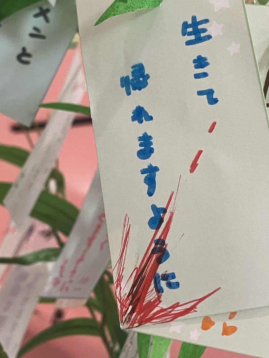 atto_7hi's tweet photo. 生きて帰れますように！

#七夕 https://t.co/r2W3DLMOJl