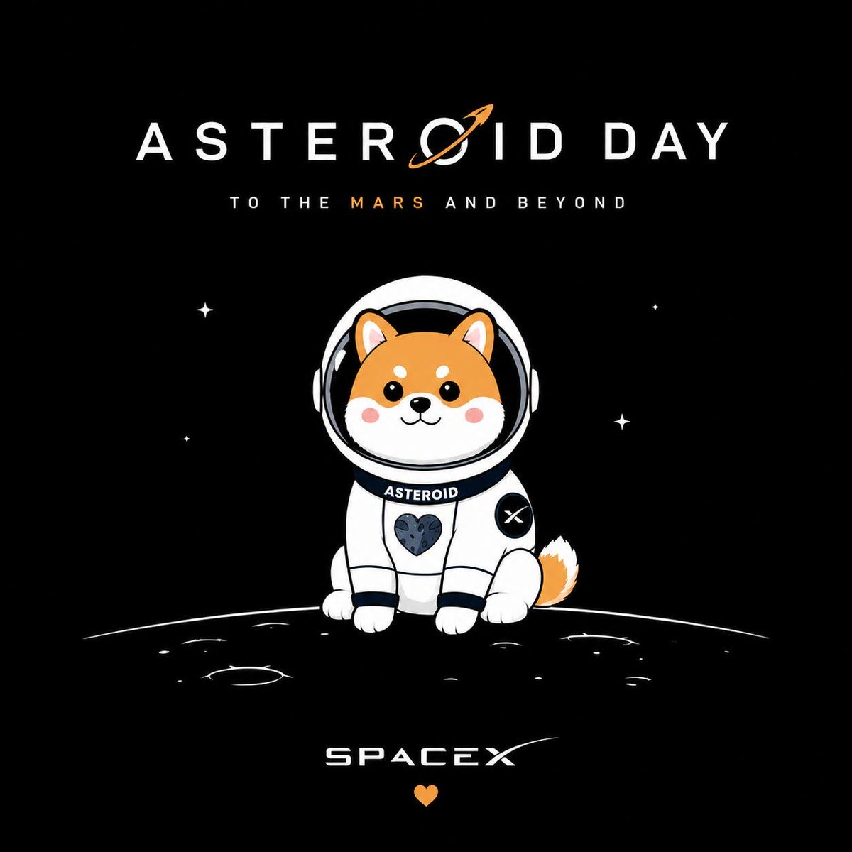 LinkeysB's tweet photo. Image created for Asteroid Day （SpaceX Mascot Day）
@SpaceX @elonmusk Take a look at this. https://t.co/KzG0M1QzX4