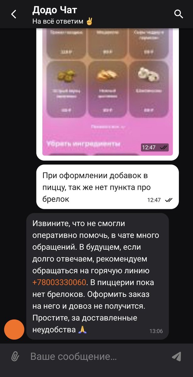 heeboolu's tweet photo. Целый месяц ждала коллаборацию ДОДО и Винкс чтобы получить брелок, а в итоге мне не положили его, поддержка пишет, что он при заказе добавляется автоматом в корзину, но это не так, в итоге я без белка с испорченный настроением 👍 https://t.co/Z6aameIkrl