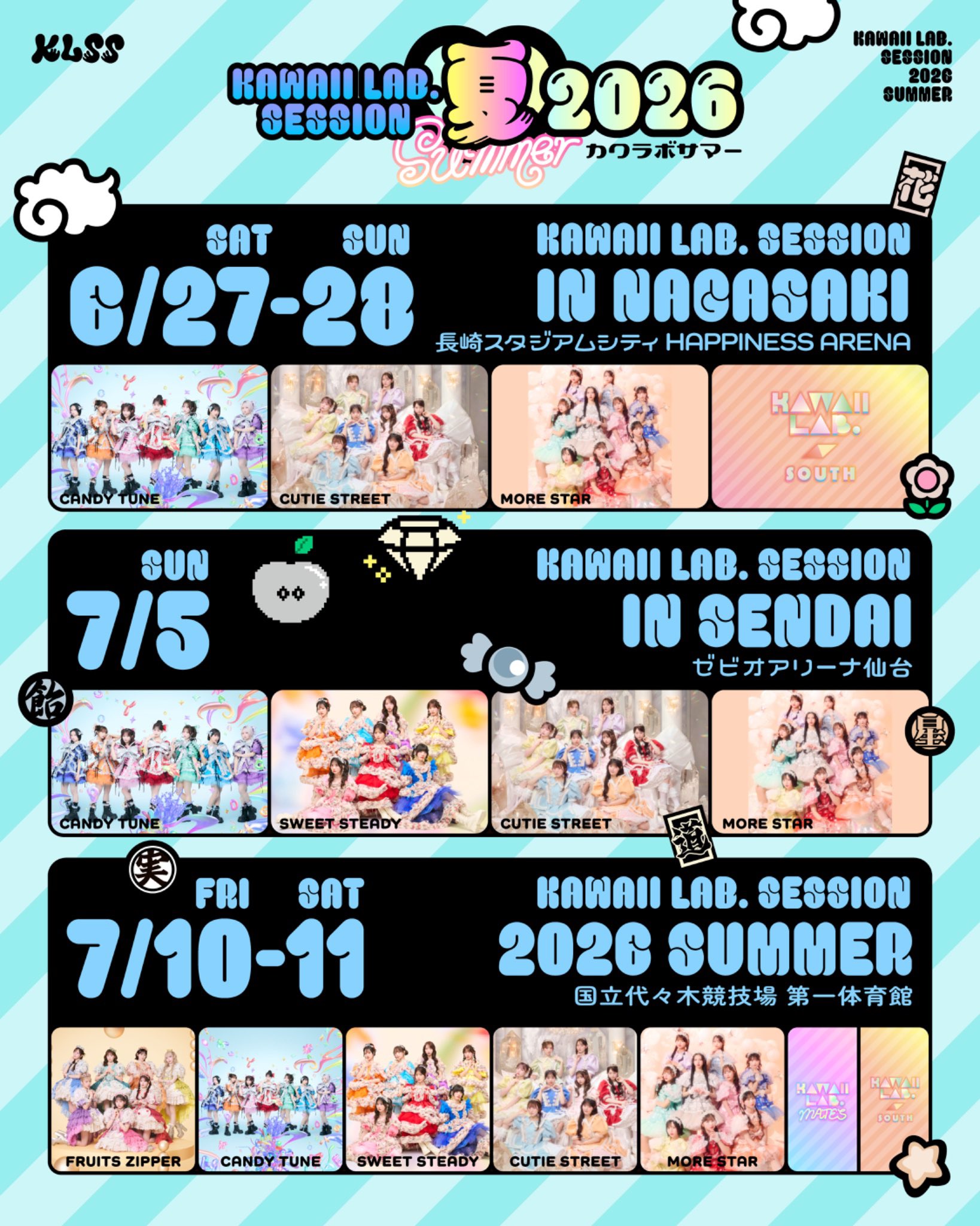 SWEETSTEADY シール KAWAII LAB.チャンネル KAWAII LAB. on X: 