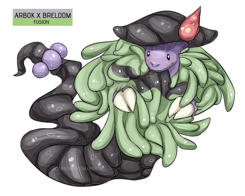 chccta's tweet photo. Arbok x Breloom fusion!

#fakemon #pokemonfusion https://t.co/GzvGv7vU70