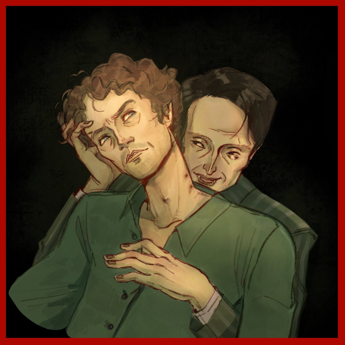 13_witc's tweet photo. my babiessss 

#art #hannibal #hannigram #digitalart #fanart #vampires #mlm https://t.co/n8zFLZVJdm