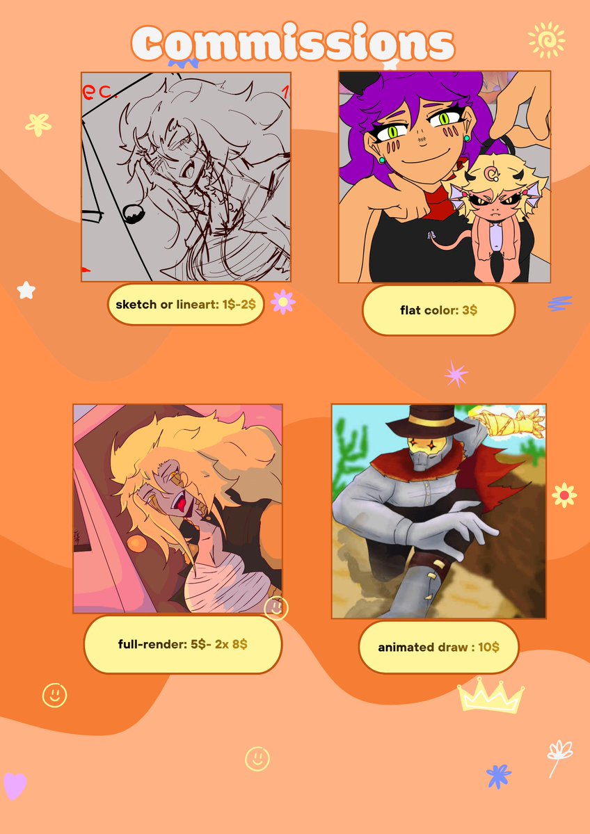joakore_arts's tweet photo. Cheap comss.
#ArtCommissions #CommissionsOpen #OpenCommissions #CommissionOpen
#ArtCommission #CommissionArtist #DigitalArt #DigitalArtist #Illustration #Drawing #CharacterDesign #FanArt #ArtistOnTwitter #ArtTwitter #CommissionMe #CommissionedArt #Artwork #DigitalIllustration https://t.co/ijnowtaAXa
