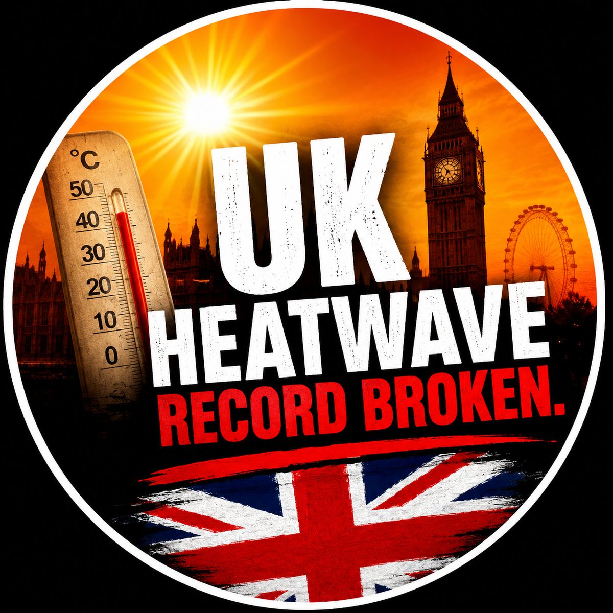Zacredwayz's tweet photo. The UK just recorded its hottest June day EVER.

Hospitals declared critical incidents. Ambulances hit record demand. Trains struggled. Wildfires broke out.

This isn't "just a hot day" anymore. It's a warning. 🌡️🇬🇧

#UK #Heatwave #ClimateReport https://t.co/RymIM8X7kH