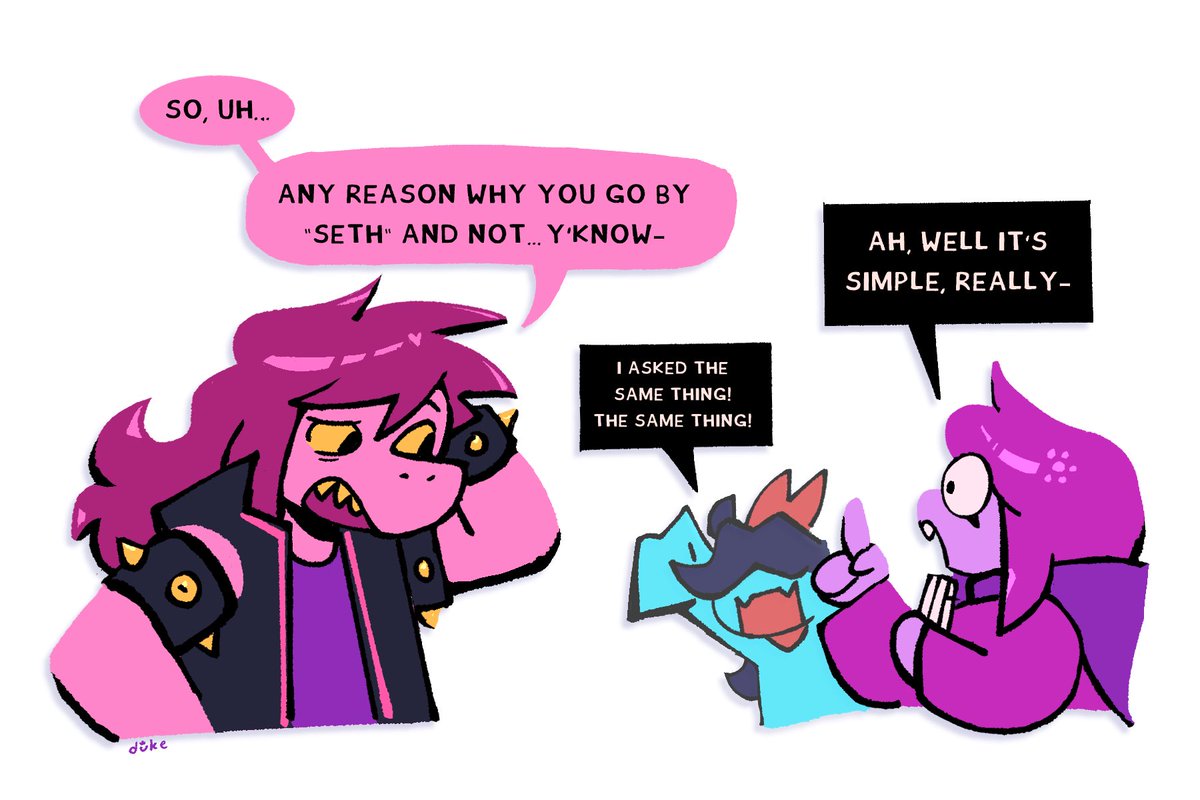 dukecarrion's tweet photo. #deltarune 
required reading https://t.co/tx4Kz7RfJo