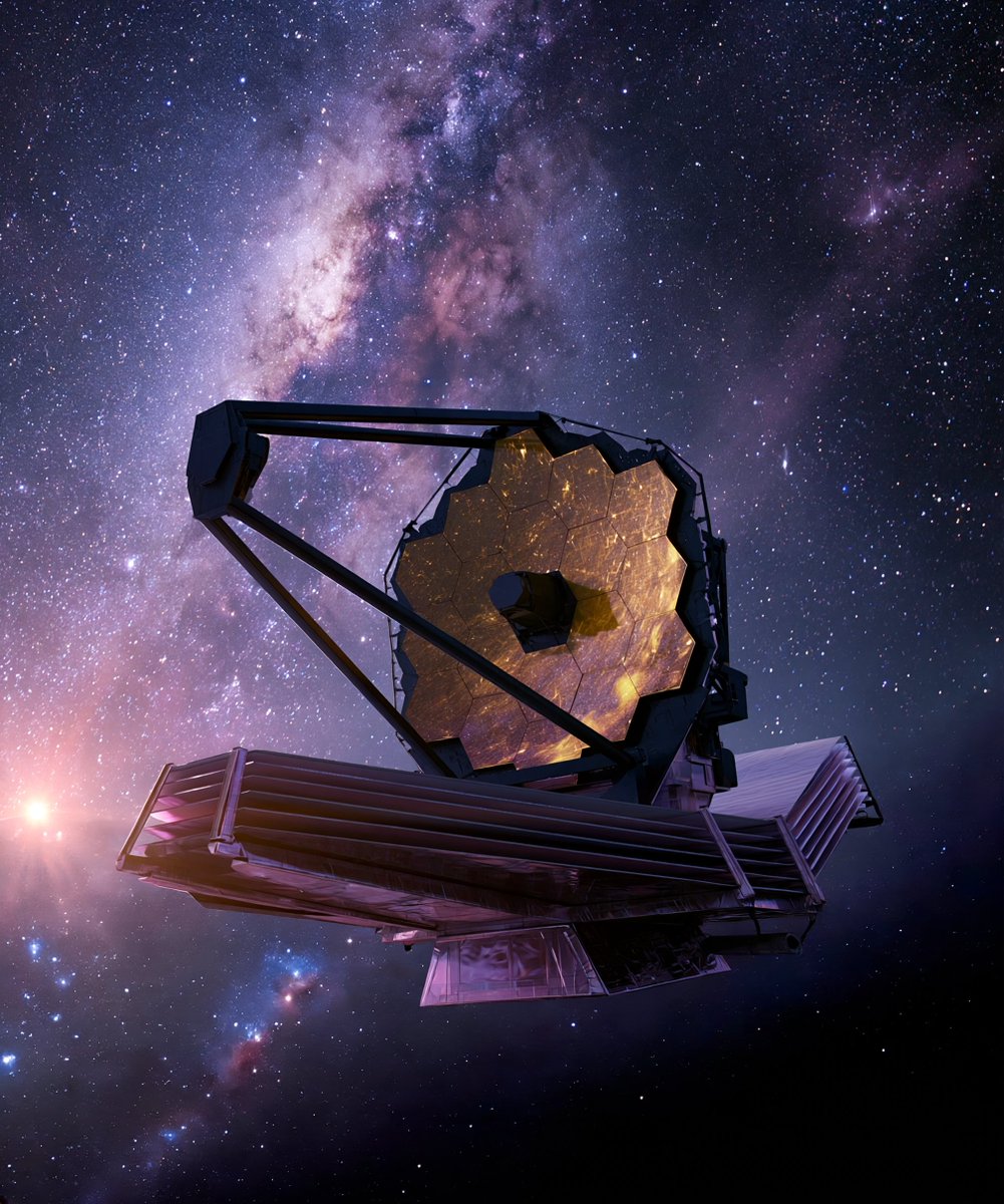 CuriosityonX's tweet photo. 🚨: The James Webb Space Telescope confirms that there is something seriously wrong with our understanding of the universe, and reveals that there is an unknown physics. https://t.co/d44YXfnjCy